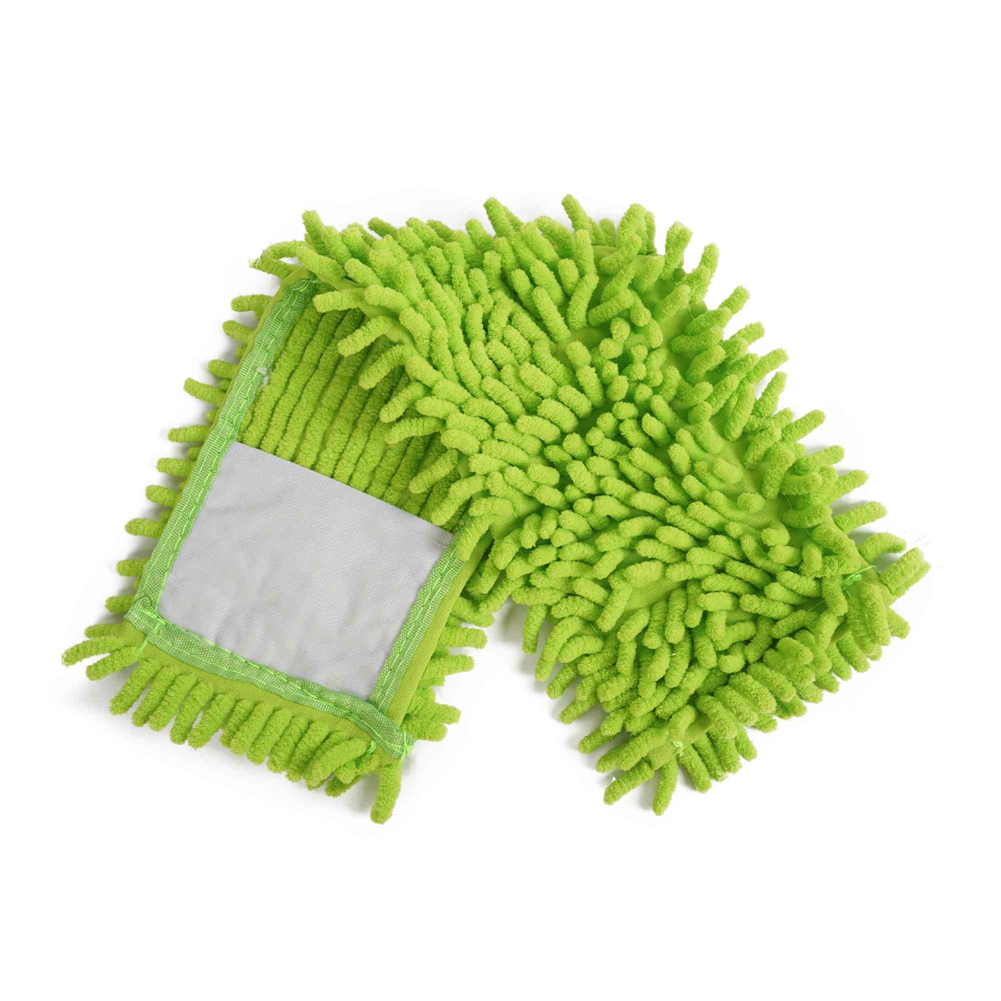 Насадка змінна для швабри з мікрофібри шиньйон "1000 пальців", зелена Eco Fabric